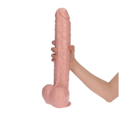 Duży penis naturalny kształt z przyssawką sex 40cm